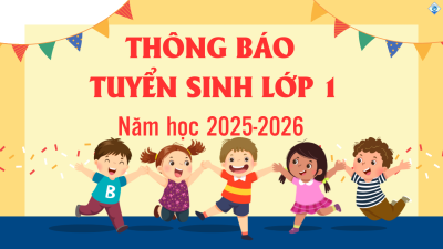 TUYEN SINH LOP 1